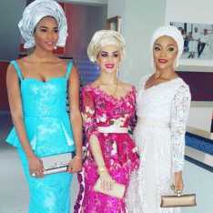 Lovely photo of former Miss Universe, Leila Lopes & Fifi Umenyiora